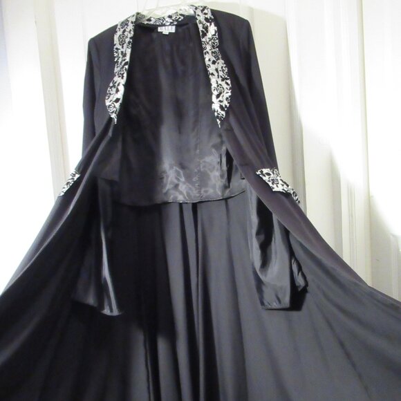 Men's Long Top Coat 4 Piece + Wig & Matching Dress 18th-19th Century Halloween - Picture 11 of 15